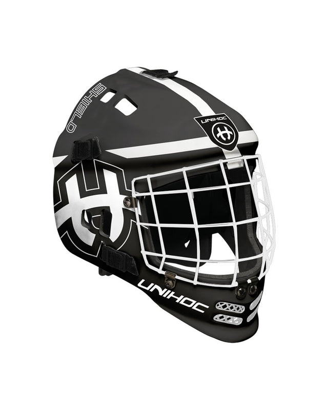 Målvaktshjälm Shield Svart/vit