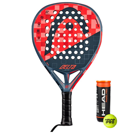 Delta Elite Graphene 360+ + Padel Pro 3B Padelboll